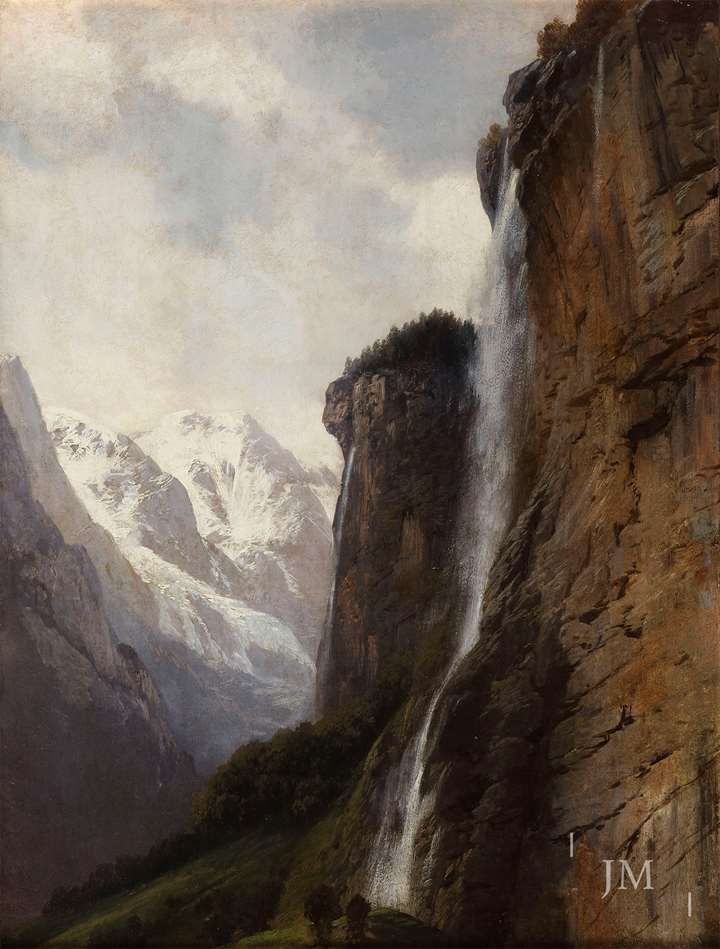 The Staubbach Falls, Lauterbrunnen Valley, Switzerland
